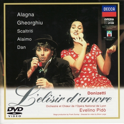 【DVD】 Donizetti ドニゼッティ / 『愛の妙薬』全曲 ダンロップ演出、ピド＆リヨン国立歌劇場、ロベルト・アラーニャ、アン