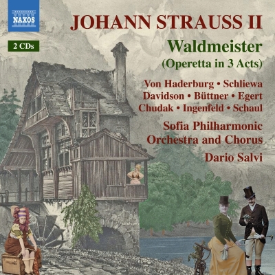 【CD輸入】 Strauss J2 シュトラウス2世 （ヨハン） / 喜歌劇『くるまば草』全曲 ダリオ・サルヴィ＆ソフィア・フィル、ロバ