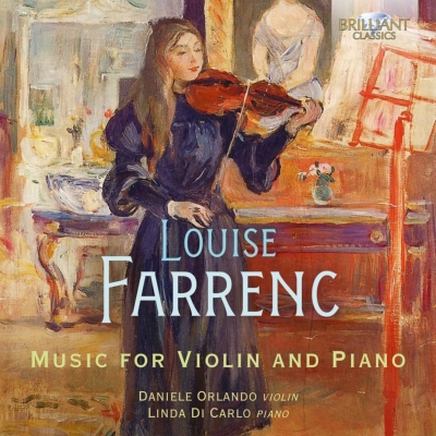 【CD輸入】 ファランク、ルイーズ（1804-1875） / 協奏的変奏曲、ヴァイオリン・ソナタ第1番、第2番 ダニエレ・オルランド、