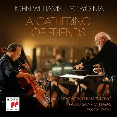 【CD輸入】 John Williams ジョンウィリアムズ / ギャザリング・オブ・フレンズ〜チェロ協奏曲、ハイウッドの亡霊、『シンドラ