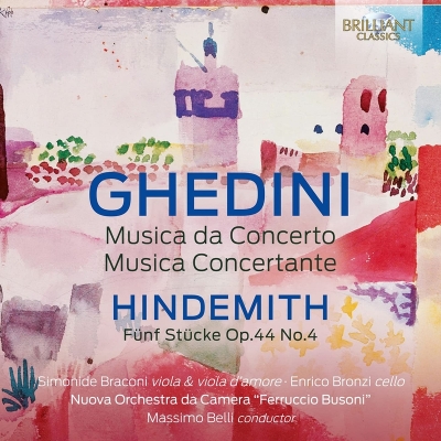 【CD輸入】 ゲディーニ、ジョルジョ・フェデリコ（1892-1965） / ゲディーニ：協奏曲集、ヒンデミット：5つの小品 マッシモ・