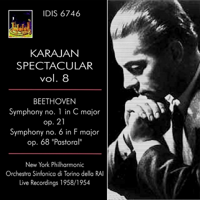 【CD輸入】 Beethoven ベートーヴェン / 交響曲第6番『田園』、第1番 ヘルベルト・フォン・カラヤン＆トリノRAI交響楽団、ニ