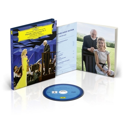 【Blu-ray】 John Williams ジョンウィリアムズ / ヴァイオリン協奏曲第2番（タングルウッド・ライヴ）、新編曲『映画音楽集』