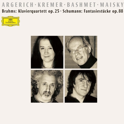 【SHM-CD国内】 Brahms ブラームス / ブラームス：ピアノ四重奏曲第1番、シューマン：幻想小曲集 マルタ・アルゲリッチ、ギド