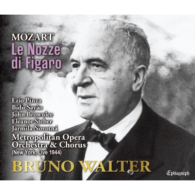 【Hi Quality CD】 Mozart モーツァルト / 『フィガロの結婚』全曲 ブルーノ・ワルター＆メトロポリタン歌劇場、ピンツァ、ス