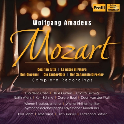【CD輸入】 Mozart モーツァルト / 5つオペラ全曲〜フィガロ（エーリヒ・クライバー）、魔笛＆コジ（カール・ベーム）、ドン・