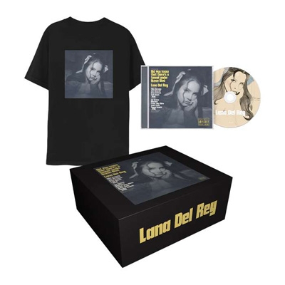 【CD輸入】 Lana Del Rey / Did You Know That There's A Tunnel Under Ocean Blvd: Black T-shirt Box Set (S Size) 送料無