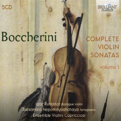 【CD輸入】 Boccherini ボッケリーニ / ヴァイオリン・ソナタ全集 第1集 イーゴリ・ルハーゼ、アレクサンドラ・ネポムニャシ