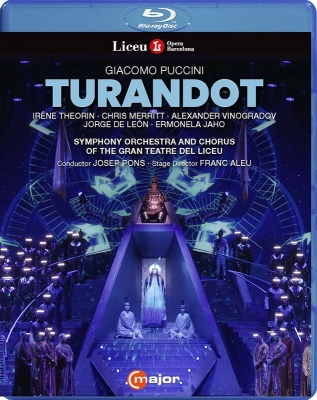 【Blu-ray】 Puccini プッチーニ / 『トゥーランドット』全曲 アルー演出、ジュゼップ・ポンス＆リセウ大劇場、イレーネ・テ