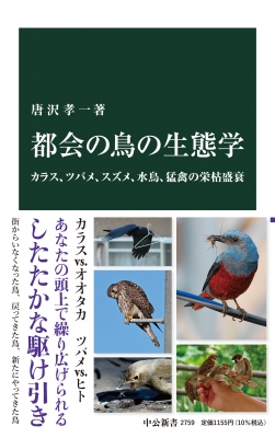 【新書】 唐沢孝一 / 都会の鳥の生態学 カラス、ツバメ、スズメ、水鳥、猛禽の栄枯盛衰 中公新書