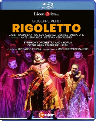 【Blu-ray】 Verdi ベルディ / 『リゴレット』全曲 ワーゲマーカース演出、フリッツァ＆リセウ大劇場、カルロス・アルバレス