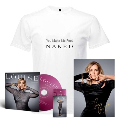 【CD輸入】 Louise / Greatest Hits Cd + Cassette + You Make Me Feel T-shirt + Signed Photo (L Size) 送料無料