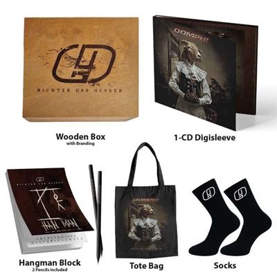 【CD輸入】 Oomph / Richter Und Henker Wooden Box (Cd+hangman Block+2 Pencils+socks+tote Bag+photo Card A6) 送料無料