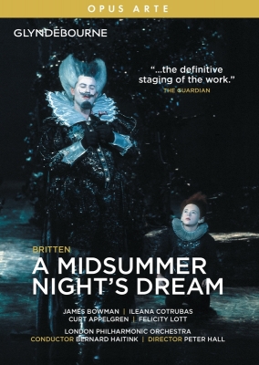 【DVD】 Britten ブリテン / 『真夏の夜の夢』全曲 ホール演出、ベルナルド・ハイティンク＆ロンドン・フィル、ジェイムズ・
