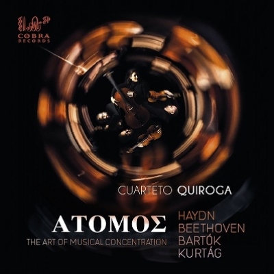 【CD輸入】 弦楽四重奏曲集 / 『ATOMOS〜音楽的集中の技法〜ハイドン、ベートーヴェン、バルトーク、クルターグ』 キロガ四重