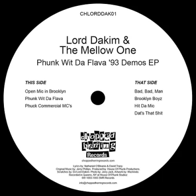 【12in】 Lord Dakim & The Mellow One / Phunk Wit Da Flava '93 Demos Ep（12インチシングルレコード） 送料無料