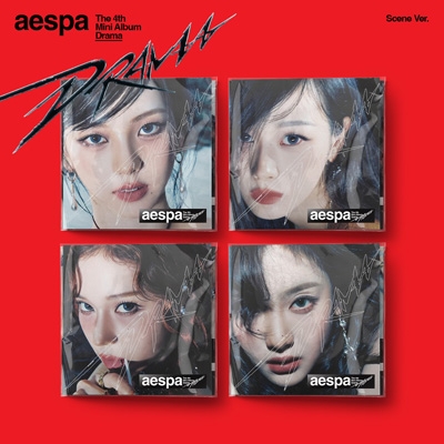 【CD】 aespa / 4th Mini Album: Drama (Scene Ver.) (ランダムカバー・バージョン) 送料無料