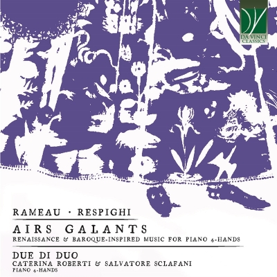 【CD輸入】 Rameau ラモー / 4手ピアノによるラモー：『優雅なインドの国々』第1組曲、第2組曲、レスピーギ：リュートのための