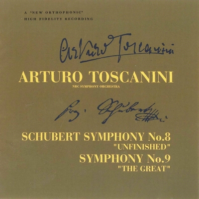 【BLU-SPEC CD 2】 Schubert シューベルト / 交響曲第8番『未完成』、第9番『グレート』 アルトゥーロ・トスカニーニ＆NBC交