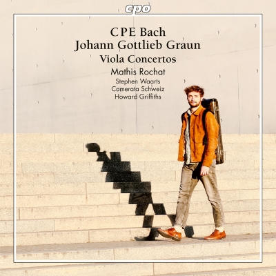 【CD輸入】 グラウン、ヨハン・ゴットリープ（1703-1784） / C.P.E.バッハ：チェロ協奏曲（ヴィオラ版）、グラウン：ヴィオラ