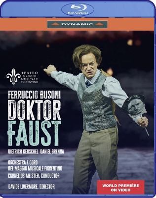 【Blu-ray】 ブゾーニ（1866-1924） / 『ファウスト博士』全曲 リヴェルモーレ演出、C.マイスター＆フィレンツェ五月祭、ディ