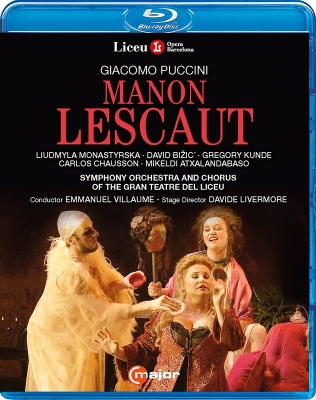【Blu-ray】 Puccini プッチーニ / 『マノン・レスコー』全曲 リヴェルモーレ演出、ヴィヨーム＆リセウ大劇場、モナスティル