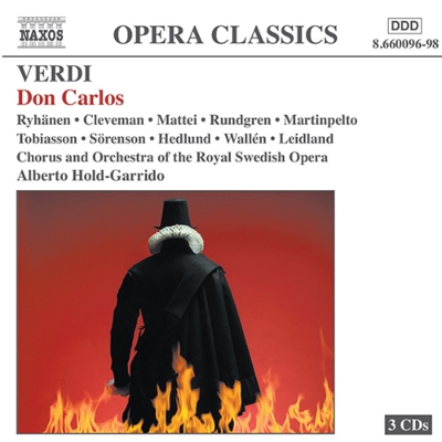 【CD輸入】 Verdi ベルディ / 『ドン・カルロ』5幕イタリア語全曲 オルド＝ガッリード＆スウェーデン王立歌劇場、ラース・ク