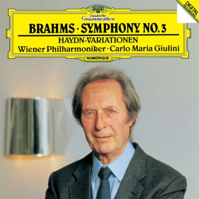【SHM-CD国内】 Brahms ブラームス / 交響曲第3番、ハイドンの主題による変奏曲 カルロ・マリア・ジュリーニ＆ウィーン・フィ