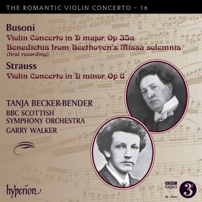 【CD輸入】 Strauss, R. シュトラウス / Ｒ．シュトラウス：ヴァイオリン協奏曲、ブゾーニ：ヴァイオリン協奏曲、ベートーヴェ