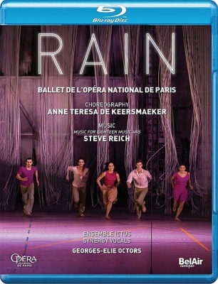 【Blu-ray】 バレエ＆ダンス / 『レイン』 パリ・オペラ座バレエ、音楽：ライヒ（18人の音楽家のための音楽）（2014） 送料無