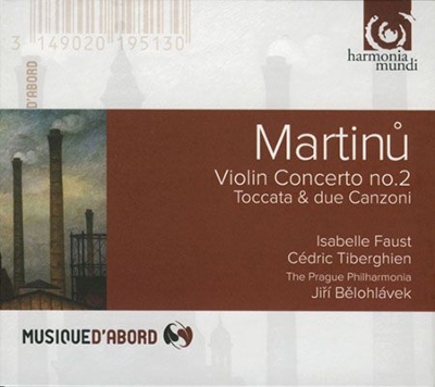 【CD輸入】 Martinu マルティヌー / ヴァイオリン協奏曲第2番、トッカータと2つのカンツォーナ、他 イザベル・ファウスト、セ