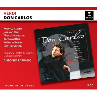 【CD輸入】 Verdi ベルディ / 『ドン・カルロ』フランス語版全曲 アントニオ・パッパーノ＆パリ管弦楽団、ロベルト・アラーニ