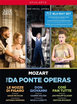 【Blu-ray】 Mozart モーツァルト / コヴェント・ガーデン王立歌劇場〜フィガロの結婚（2006）、ドン・ジョヴァンニ（2014）、