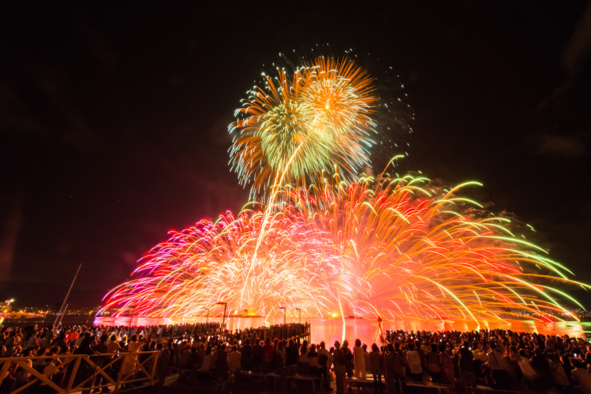 【諏訪湖観光汽船】全国新作花火競技大会 花火観覧席「割烹料亭 仙岳お弁当付」