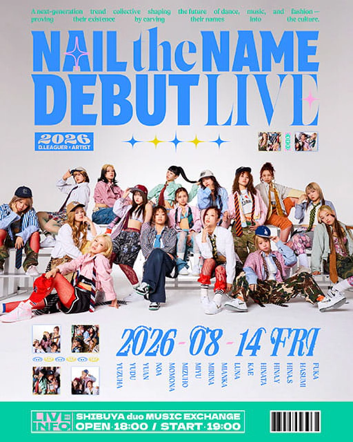 NAIL the NAME DEBUT LIVE