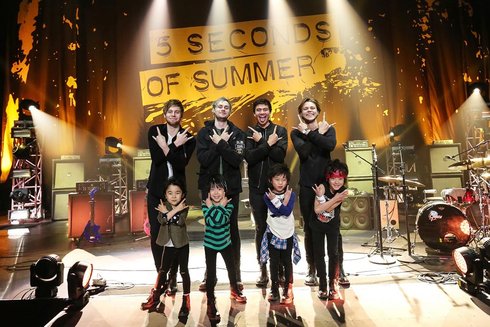 5sosのファンクラブイベントに寺田心くん率いるminisos登場 洋楽