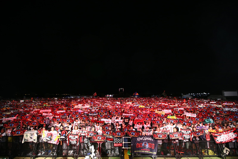 たった一人で16 000人動員 Red Spider 大型野外イベント 緊急事態 終了 邦楽 K Pop