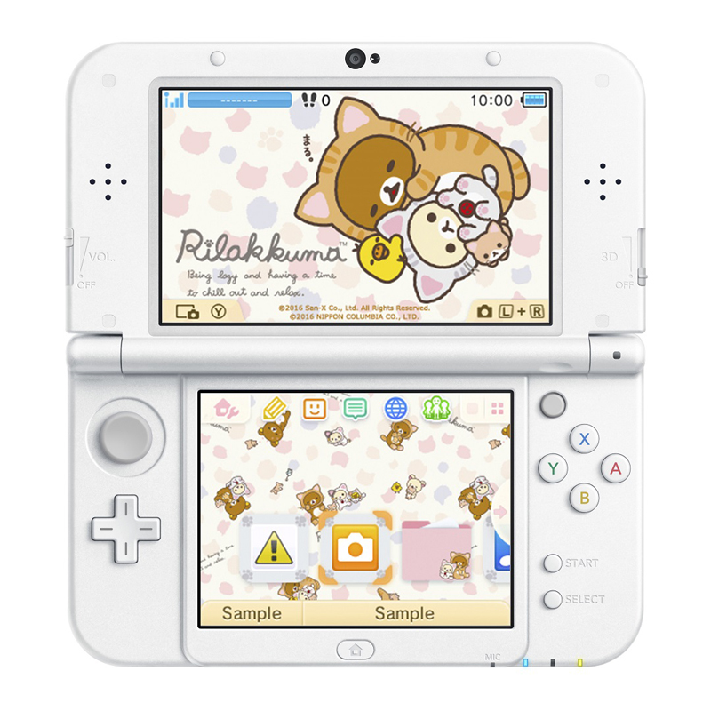 リラックマ のんびりネコ ニンテンドー3dsテーマ配信開始 アニメ キャラクター