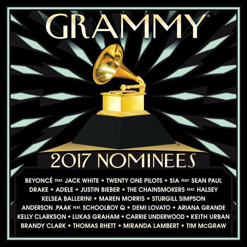 グラミー賞公式コンピ 2017 Grammy R ノミニーズ 収録曲決定 洋楽