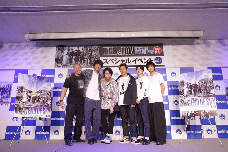 White Rascals 鬼邪高校の5名が登壇 公開記念スペシャルトークイベント High Low The Movie 2 イベント おでかけ