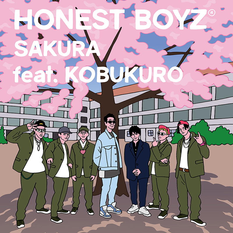 HONEST BOYZ(R)、コブクロとのコラボ・シングル 『SAKURA feat