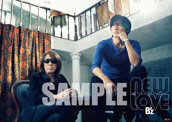 B'z ニューアルバム 『NEW LOVE』 特典はクリアポスター！2019年5月29