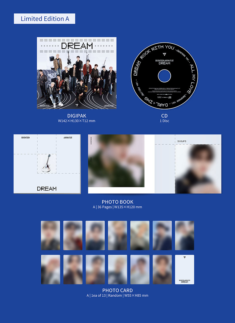 販売大阪【新品未開封】SEVENTEEN DREAM 7形態セット セブチ K-POP・アジア