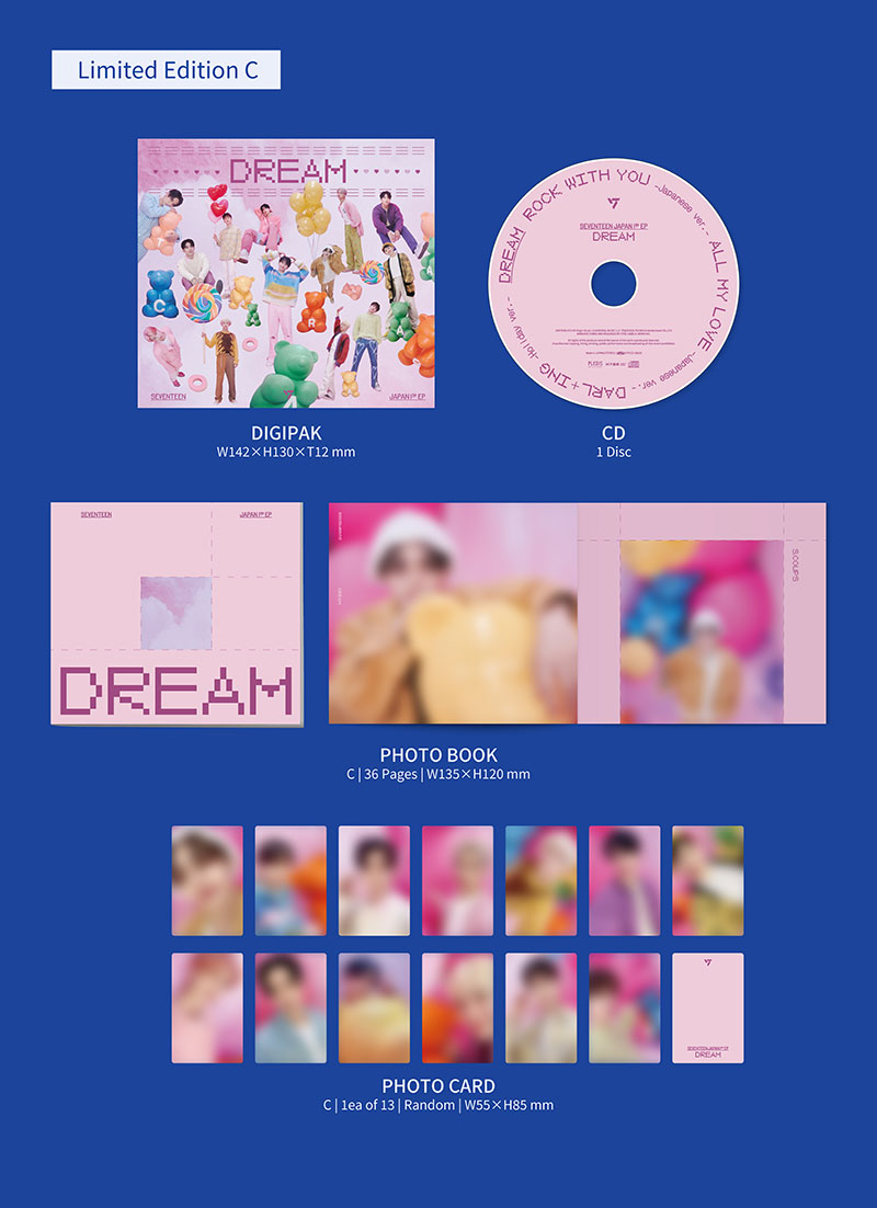 SEVENTEEN JAPAN 1ST EP『DREAM』11月9日リリース《@Loppi・HMV限定 ...