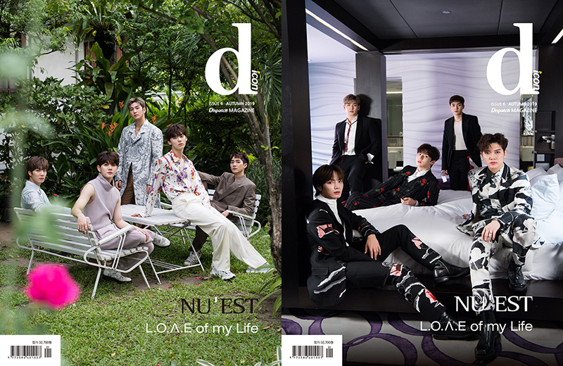 NU'EST 写真集『dicon vol.6 NU'EST「L.O.Λ.E. of my Life」』表紙2種 