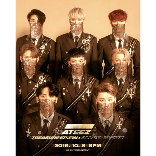 ATEEZ Treasure EP.FIN ALL TO ACTION 黒 - CD