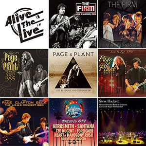 Alive The Live 10月発売にジミー・ペイジのソロ関連アイテム登場|ロック