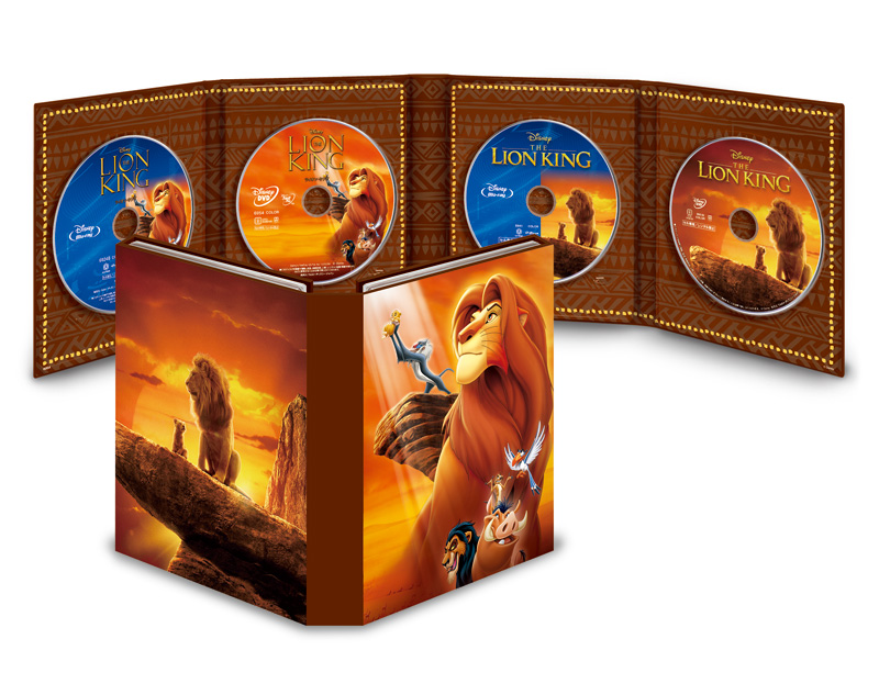 ライオン キング Movienex 19年12月4日発売 アニメーション版をセットにしたデジパック仕様 Movienexコレクション 同時発売 洋画