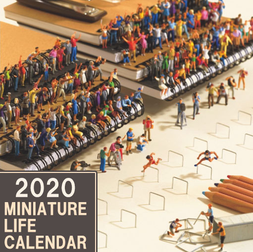 まるで小人の世界 ミニチュア写真家 田中達也 が贈る Miniature Life Calendar が今年も発売 グッズ