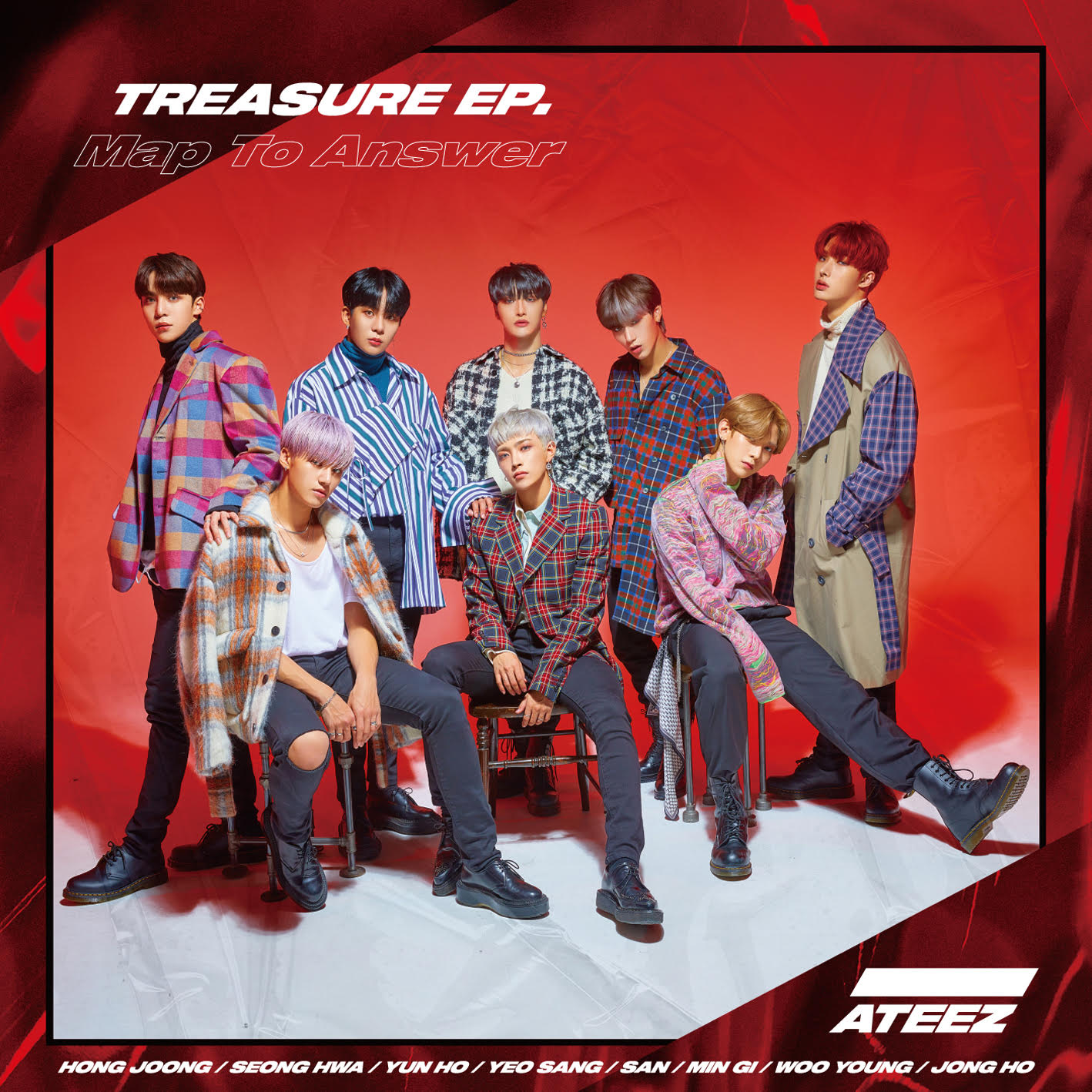 ATEEZ 1st mini ALBUM『TREASURE EP. Map To Answer』2月12日発売《HMV限定特典あり》|K-POP・アジア